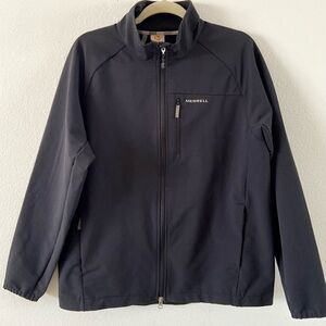 Merrell black hiking outdoors jacket medium adult unisex